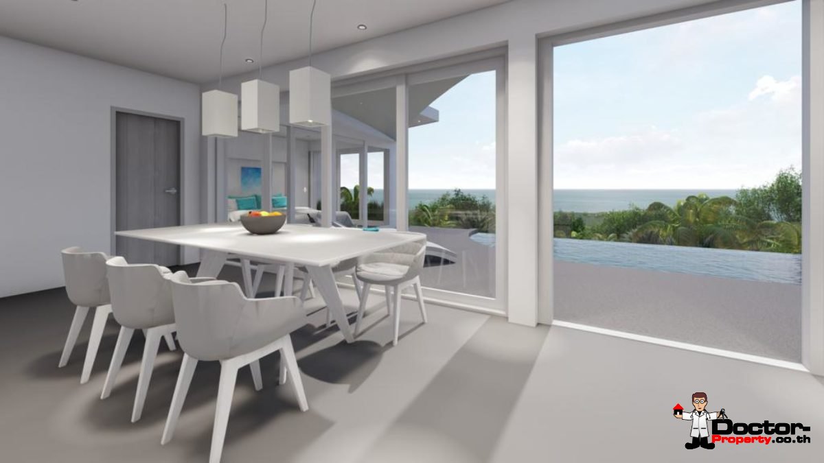 New 3 Bedroom Pool Villas, Sea View - Bo Phut, Koh Samui - For Sale